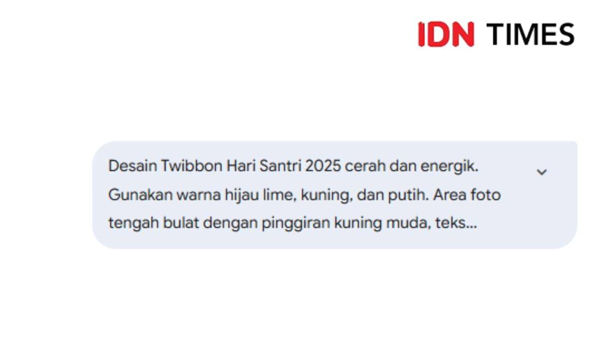 Prompt Gemini AI Twibbon Hari Santri 2025