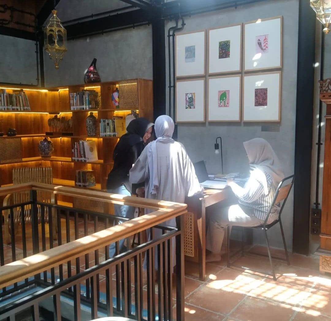 Narapuspitan Library & Public Space yang terletak di Wonosari, Gunungkidul.
