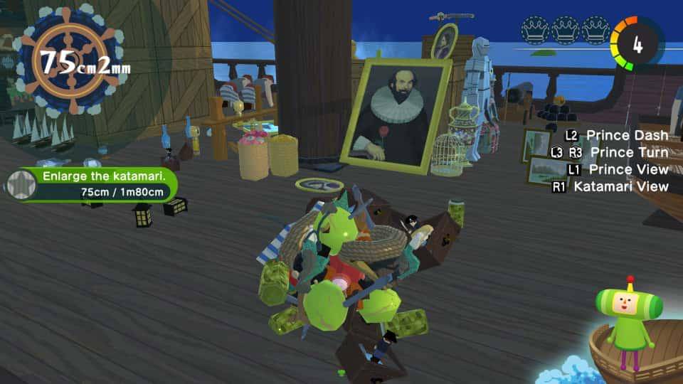 Screenshot diambil redaksi Duniaku.com di versi PS5. (Dok. Bandai Namco Entertainment Asia/Once Upon a Katamari)