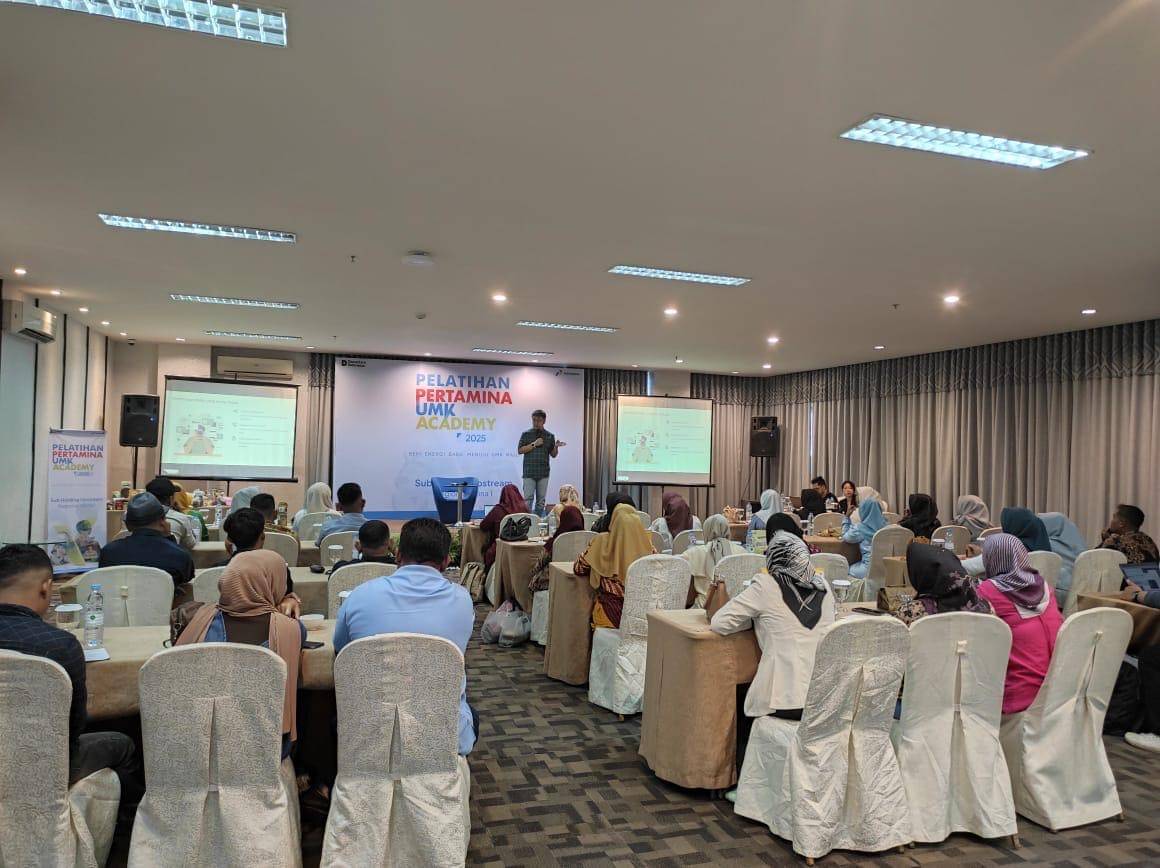 Pelatihan Pertamina UMK Academy di Karibia Hotel, Rabu (22/10/2025) (dok.istimewa)