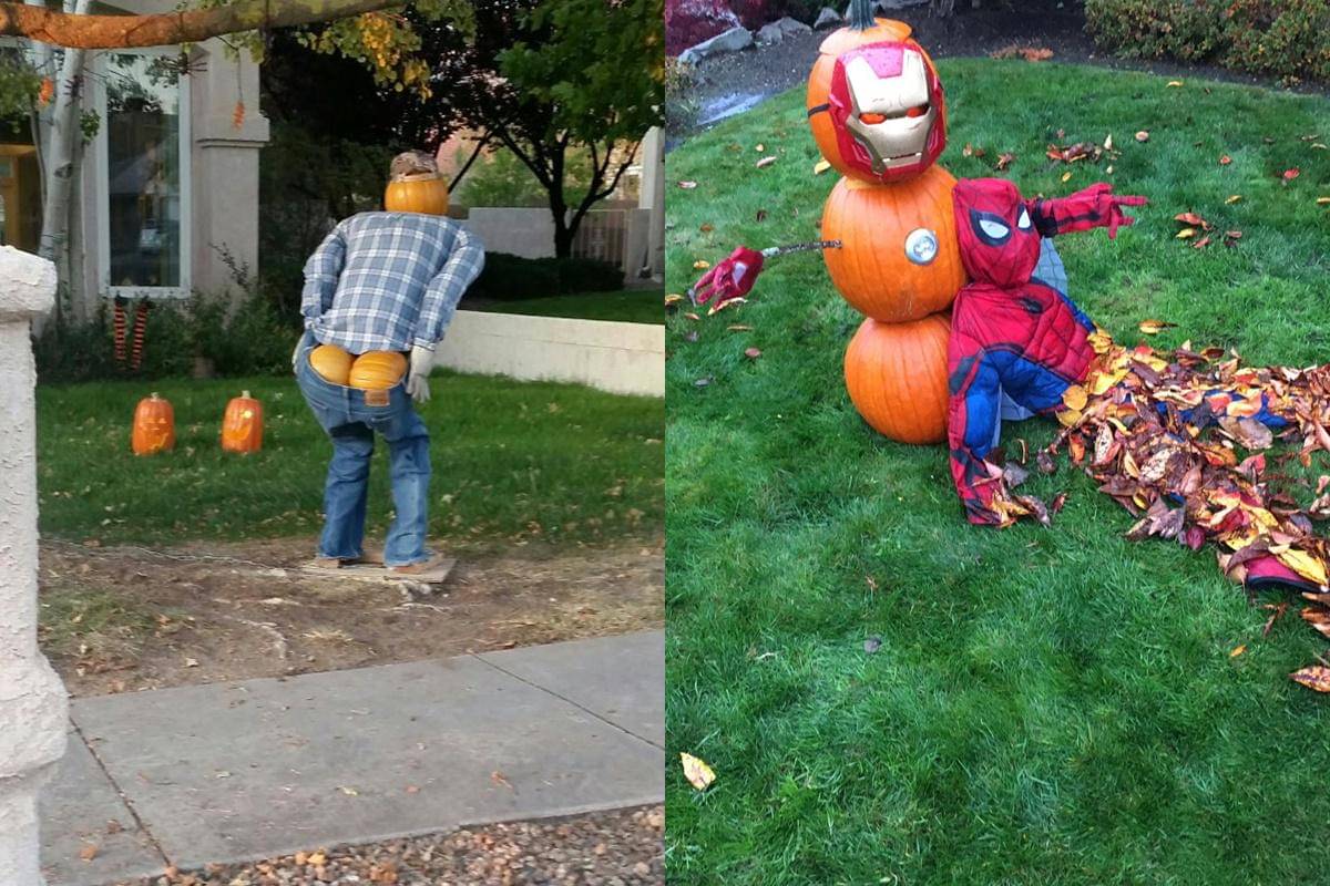 dekorasi Halloween yang bikin ngakak 