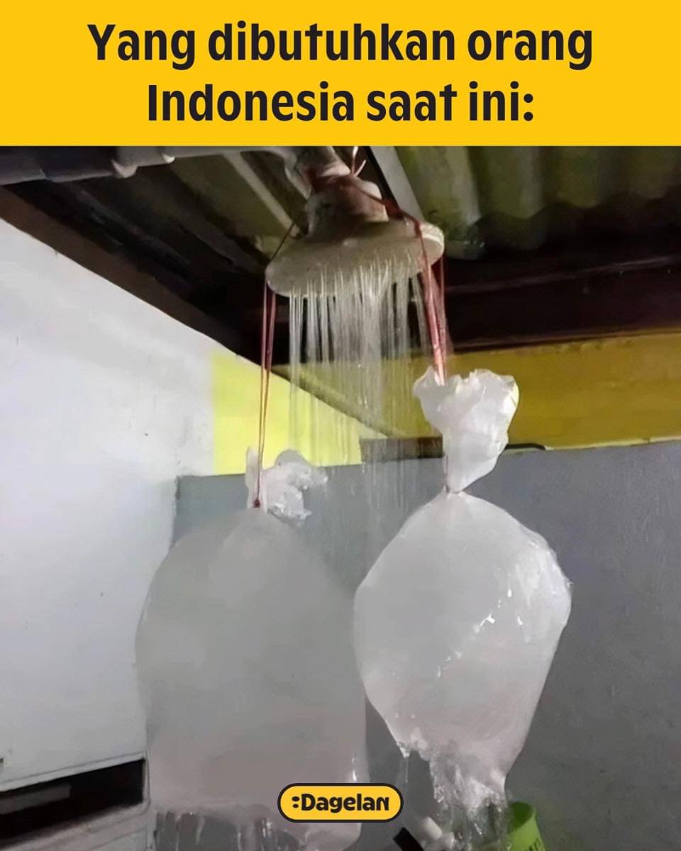 meme ngadem dari cuaca panas