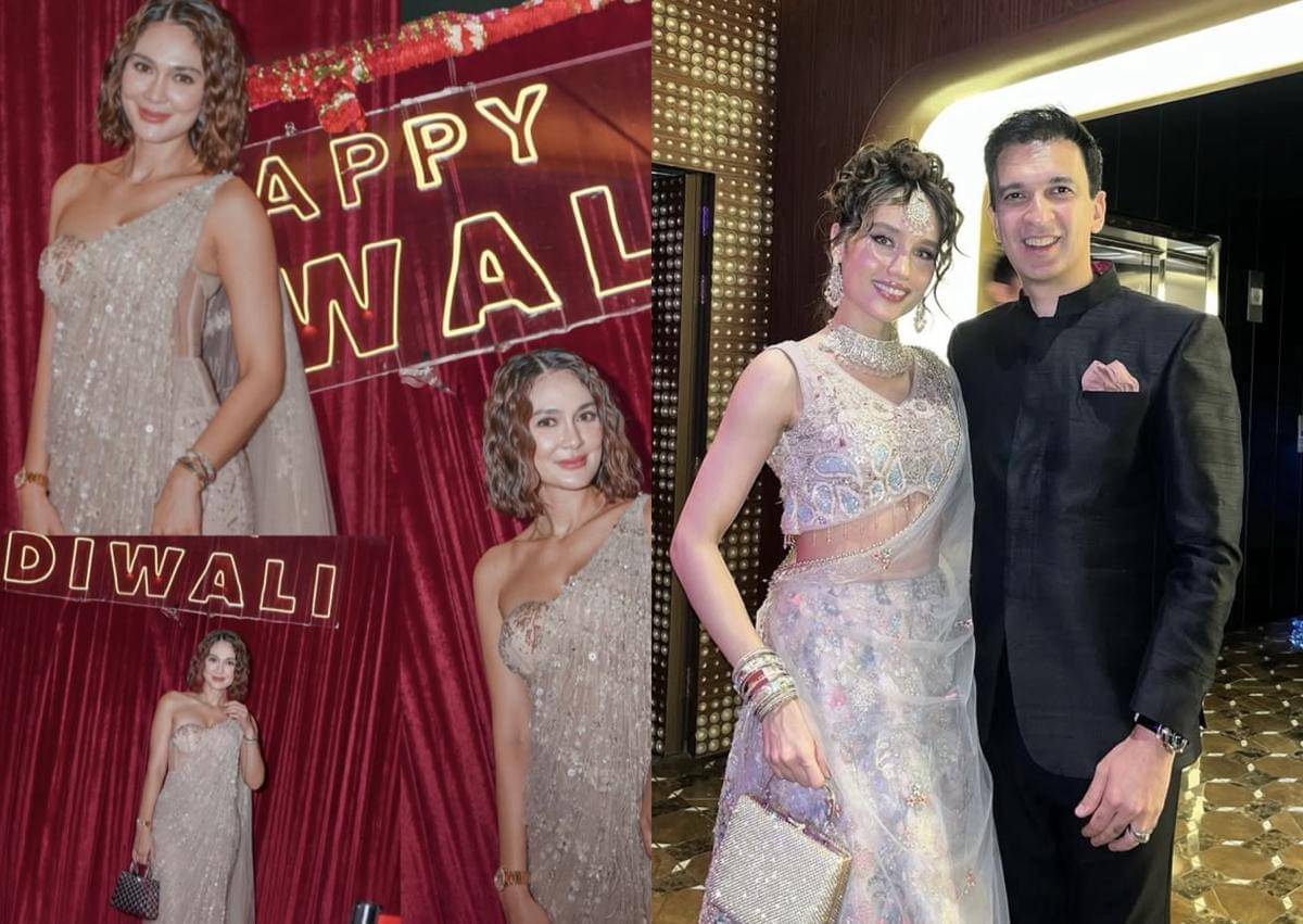 potret artis di pesta Diwali Raam Punjabi 