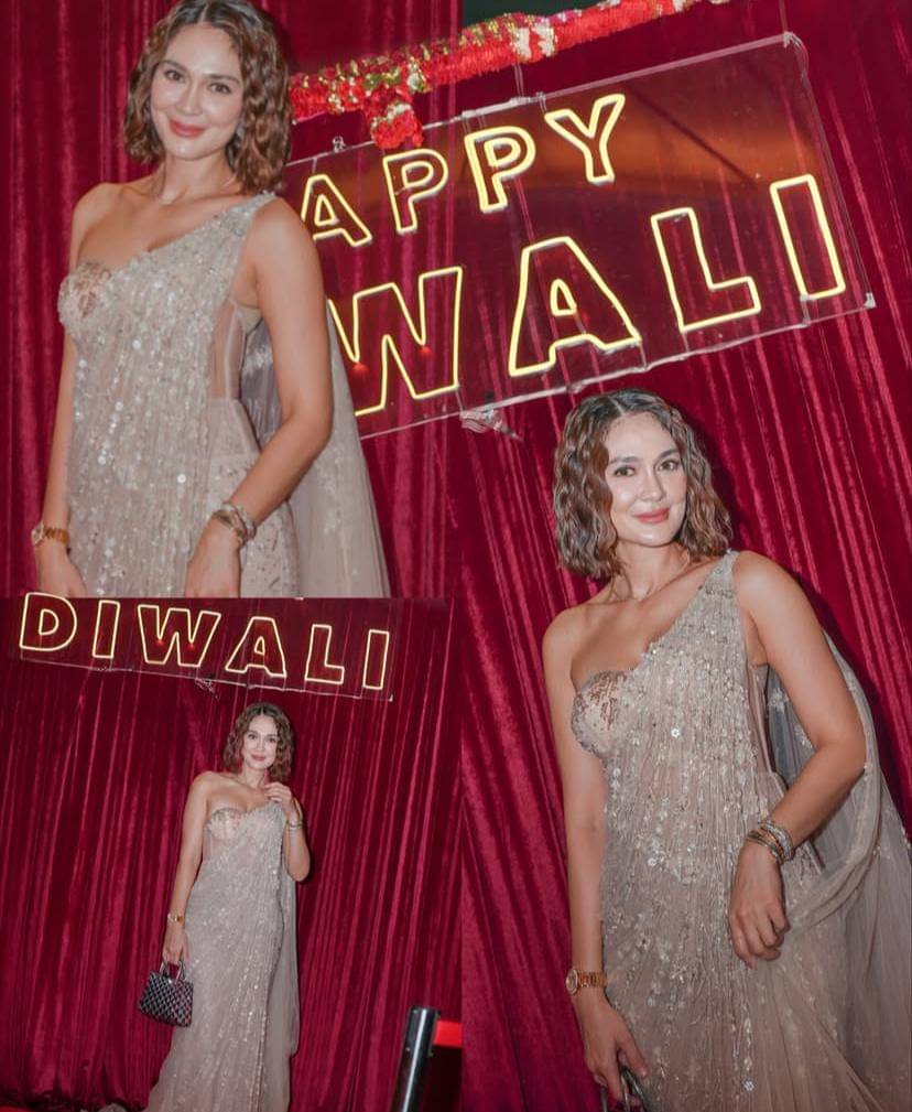 potret artis di pesta Diwali Manoj Punjabi (Instagram.com/lunamaya)