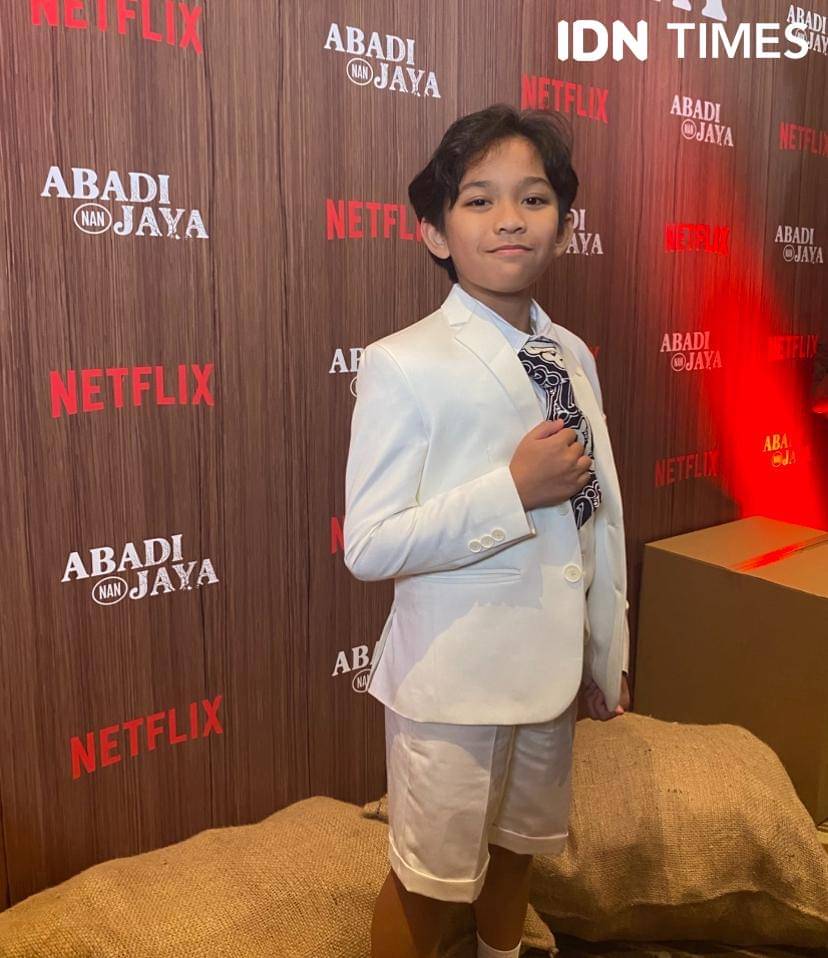 Varen Arianda di screening film Abadi Nan Jaya di XXI Epicentrum, Rabu (22/10/2025)