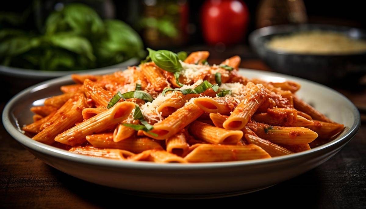 ilustrasi penne arrabbiata
