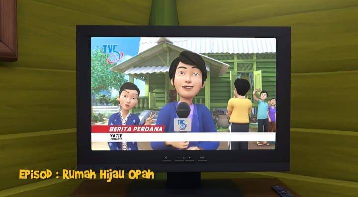 karakter wartawan di Upin & Ipin