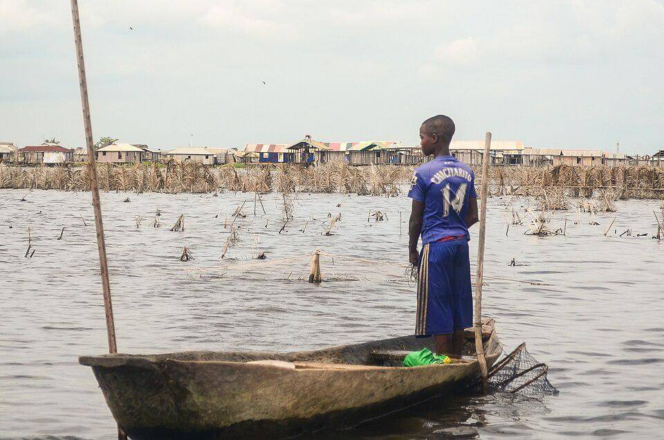 Young Fisher on the Ganvié lake