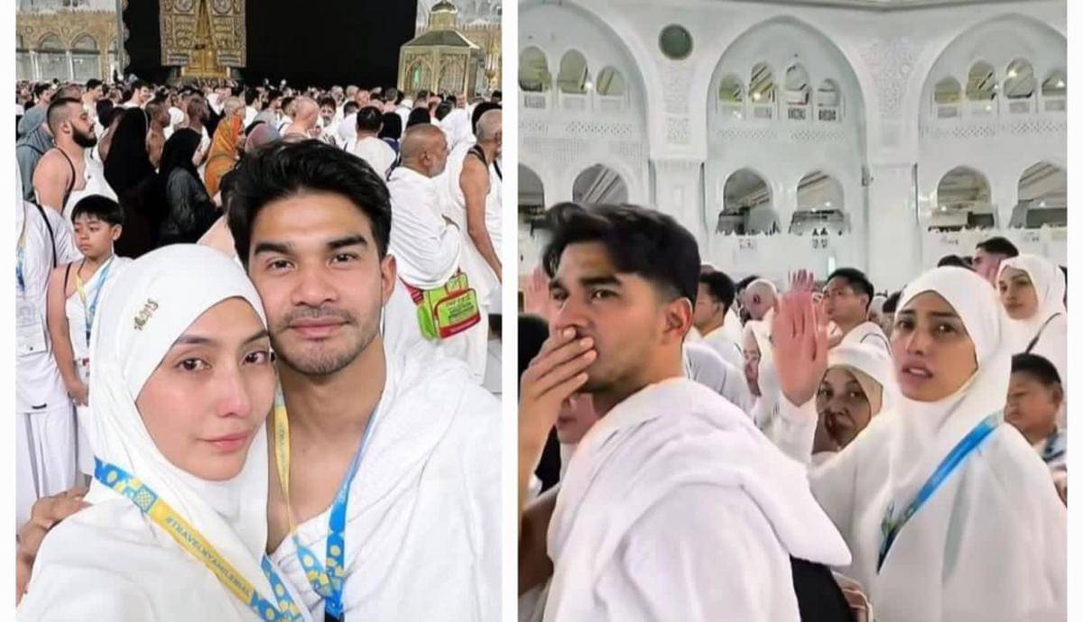 potret Tyas Mirasih umrah pertama kali bersama suami