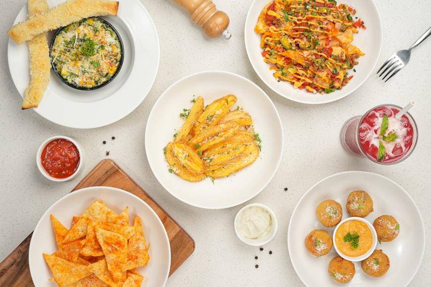 ilustrasi menu restoran fine casual
