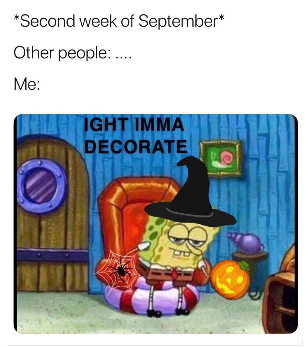 meme kartun tentang Halloween