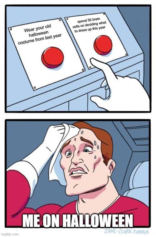 meme kartun tentang Halloween