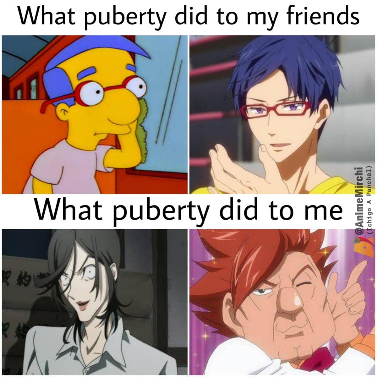 meme anime tentang masa pubertas