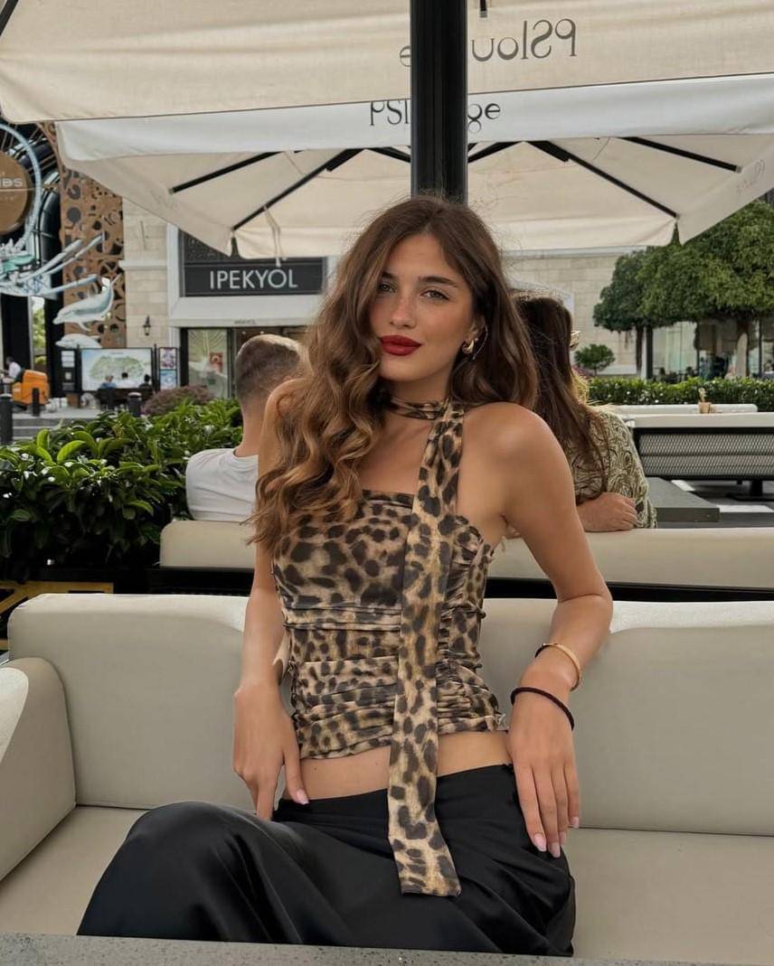 potret Iman Totic, Miss Universe Makedonia Utara 2025