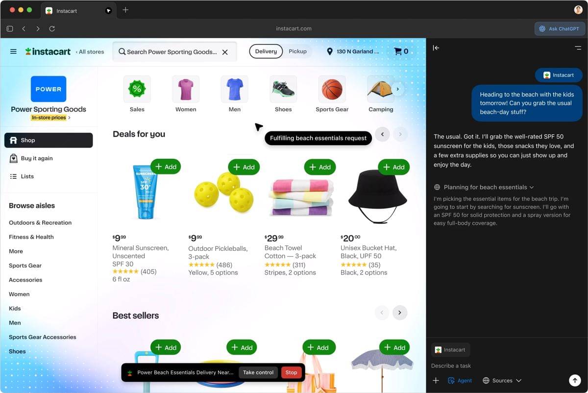 tampilan sidebar ChatGPT