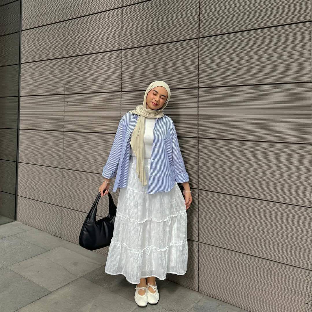 padu padan outfit kemeja untuk kuliah
