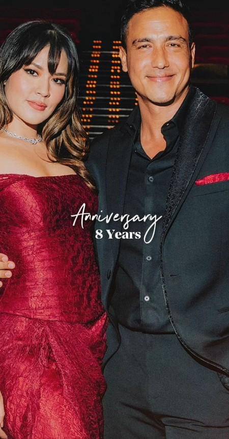 Potret postingan anniversary ke-8 Raisa dan Hamish Daud yang dihapus