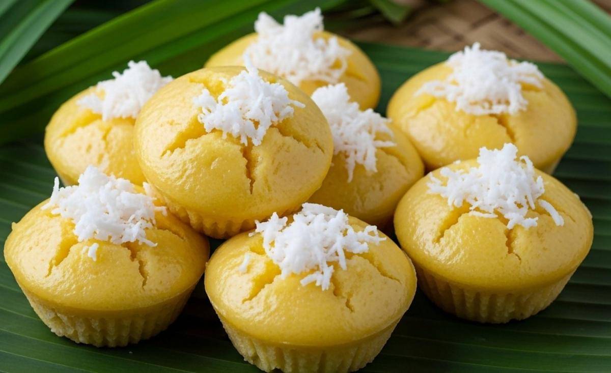 ilustrasi kue apem gula merah gluten free