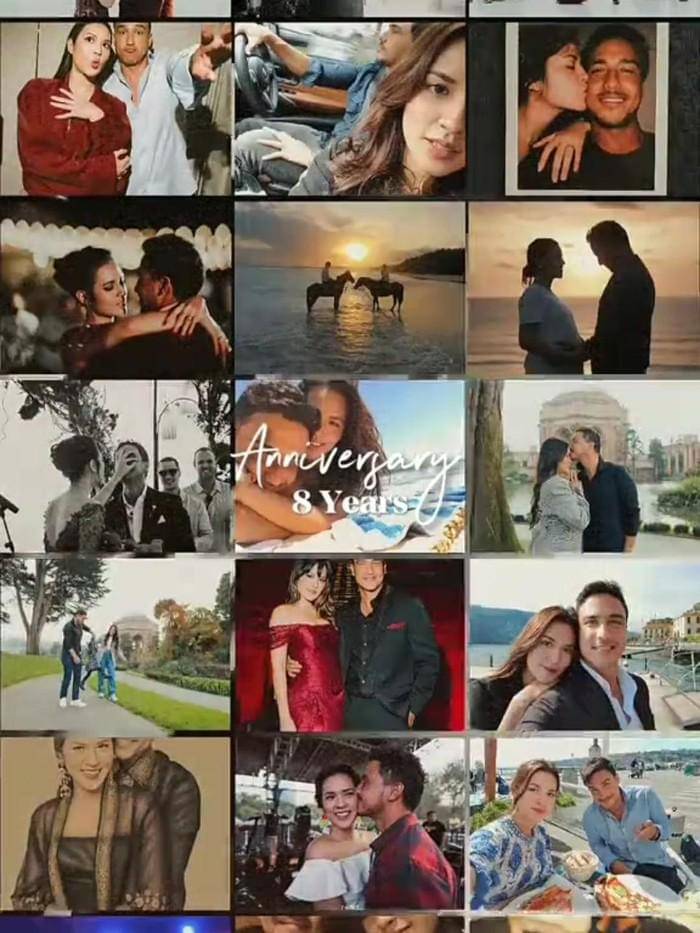 Potret postingan anniversary ke-8 Raisa dan Hamish Daud yang dihapus