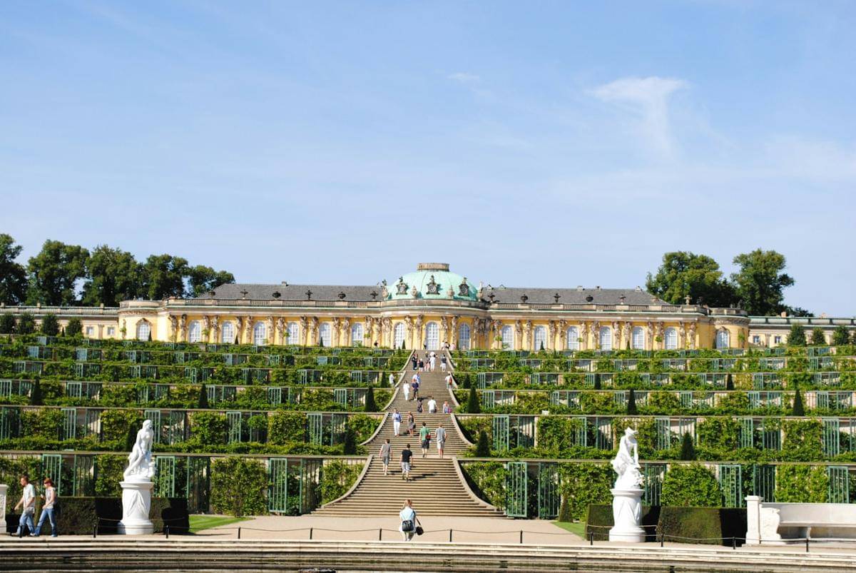 potret Istana Sanssouci, Potsdam, Jerman