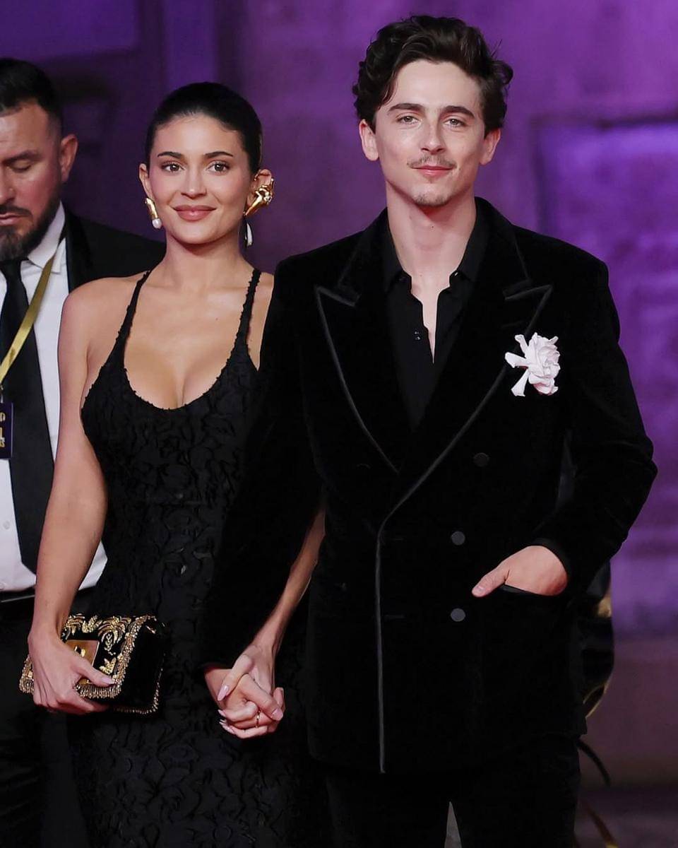 Kylie Jenner and Timothée Chalamet