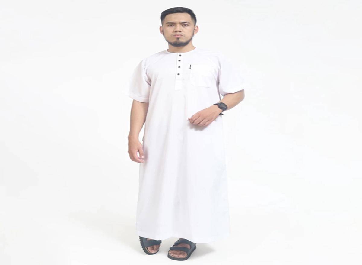 KHOIRUMMAH Jubah Musa Dewasa White