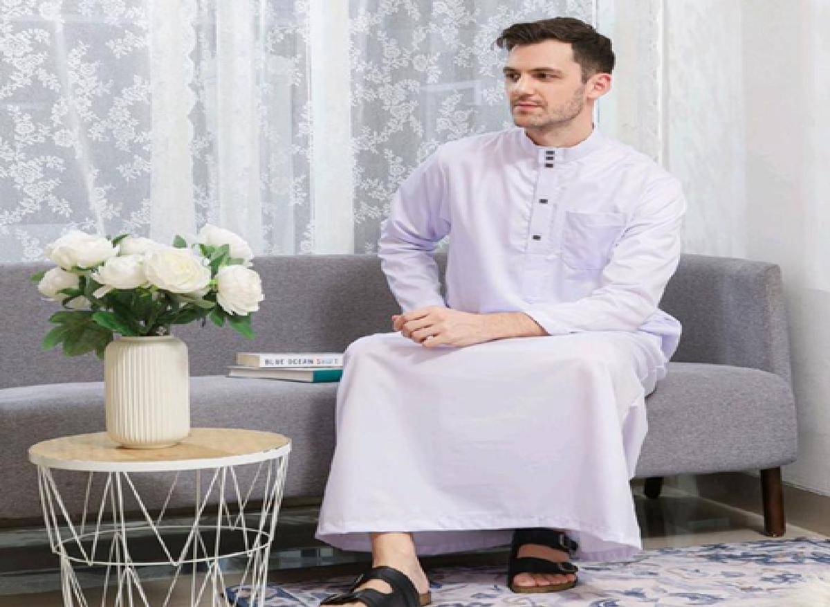 Al-Ghani Jubah Dubai Putih