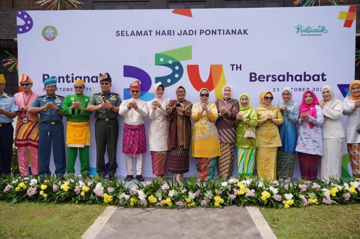 Usung tema Pontianak Bersahabat dalam Hari Jadi Kota ke-254.