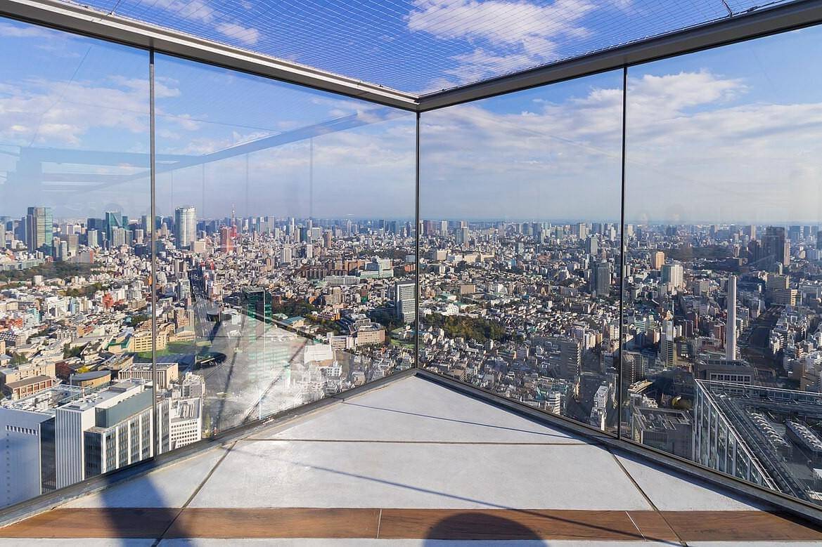 Potret View dari Shibuya Sky, Tokyo, Jepang