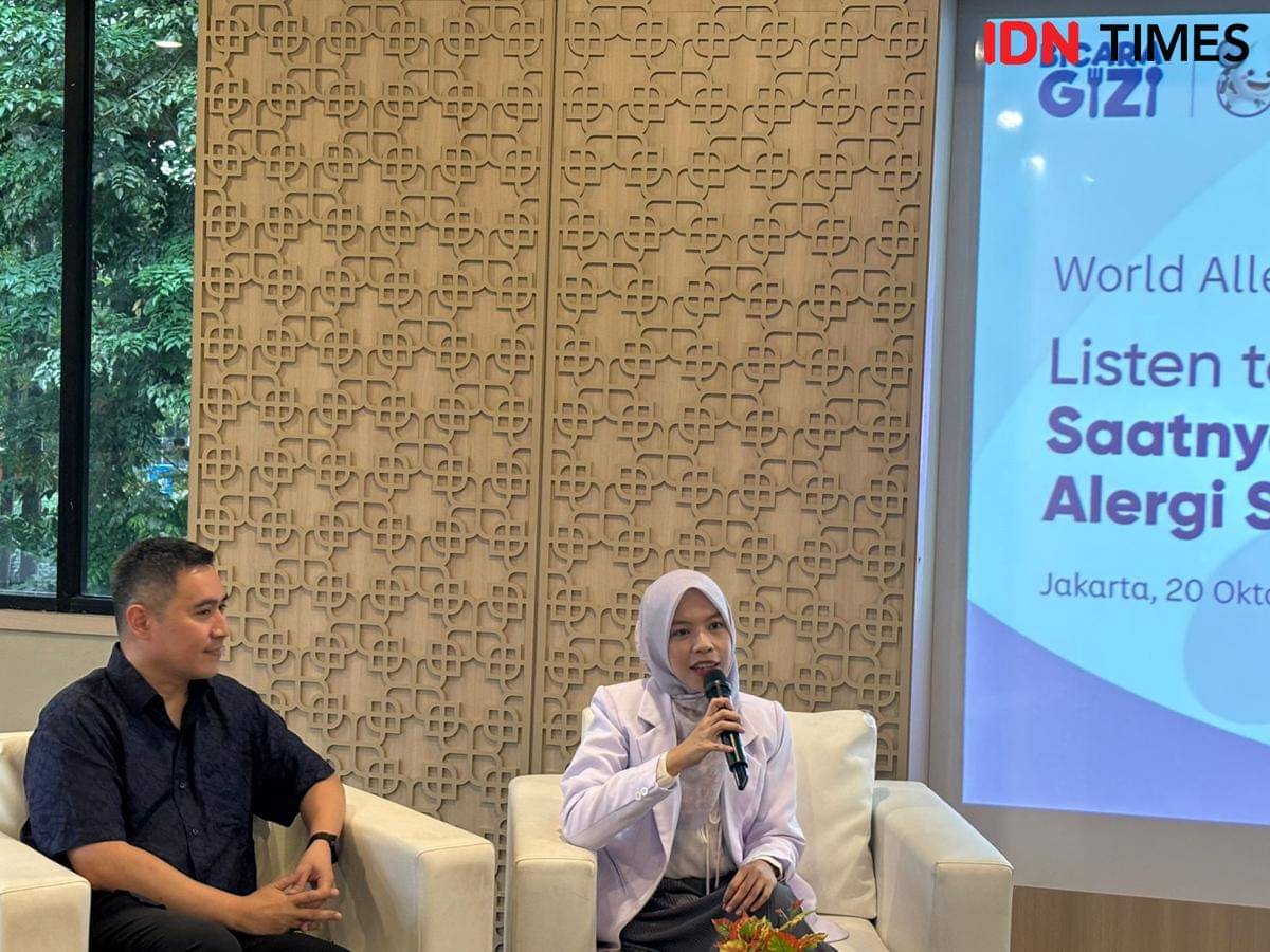 Bicara Gizi oleh Danone Indonesia di Jakarta (20/10/2025) (IDN Times/Rifki Wuda)