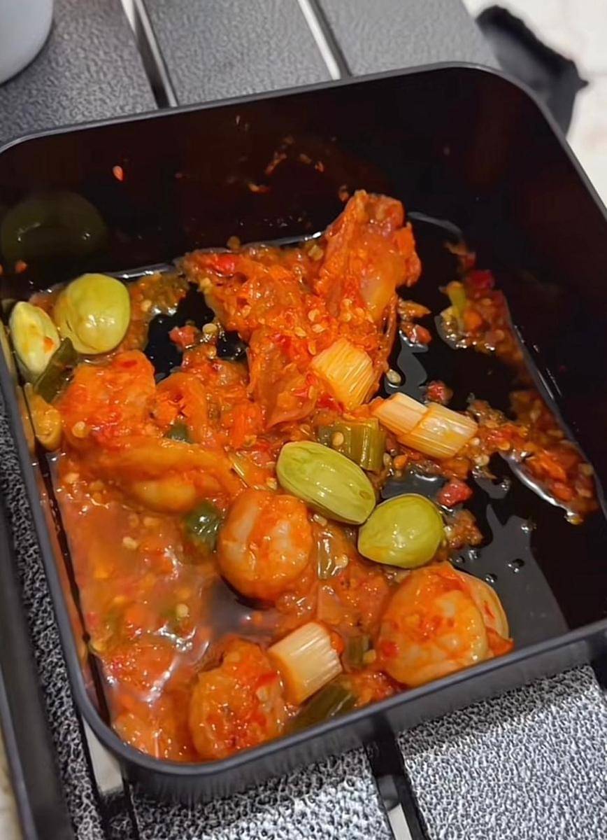 Potret tangkapan layar menu bekal suami ala Amanda Manopo