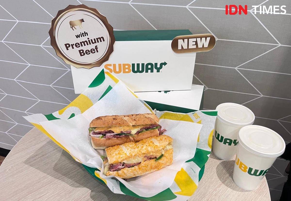Potret menu baru Subway Philly Cheese Steak 