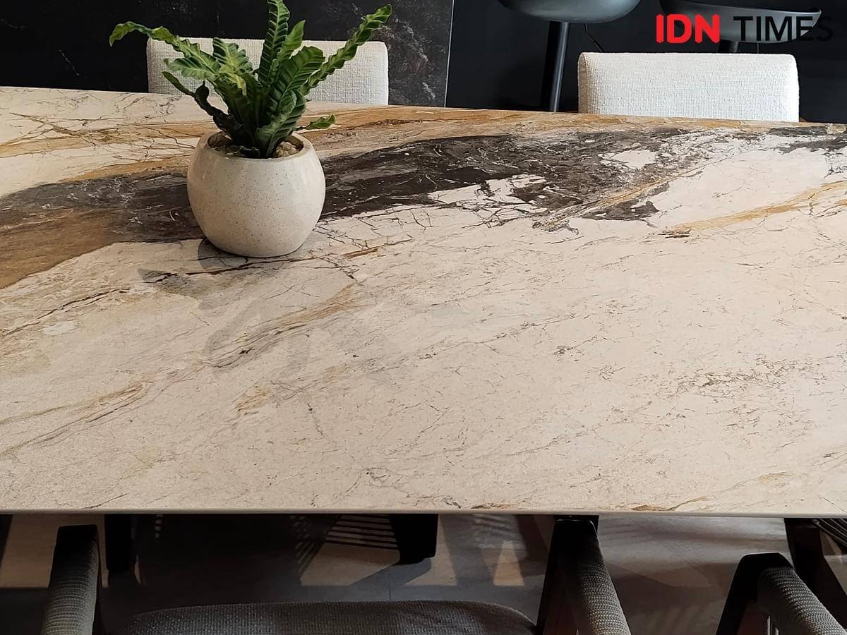 Pesona sintered stone yang terinspirasi dari lanskap alam Bali