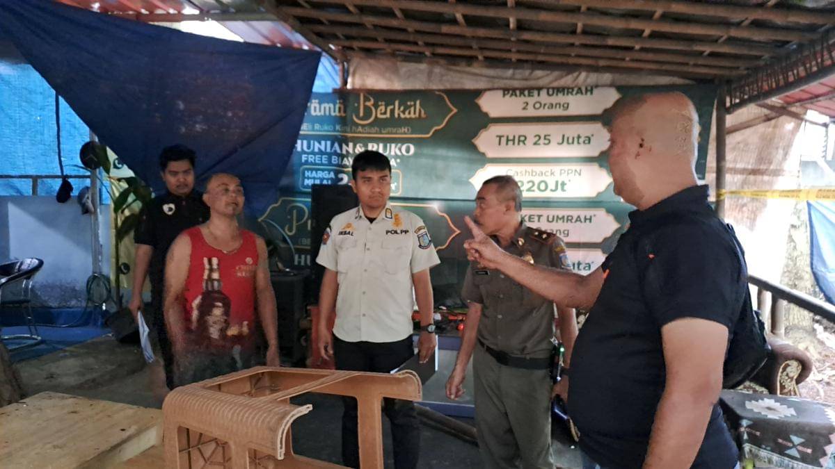 Satpol PP Tangsel Tertibkan 2 Kafe Tak Berizin di Kawasan Taman Kota