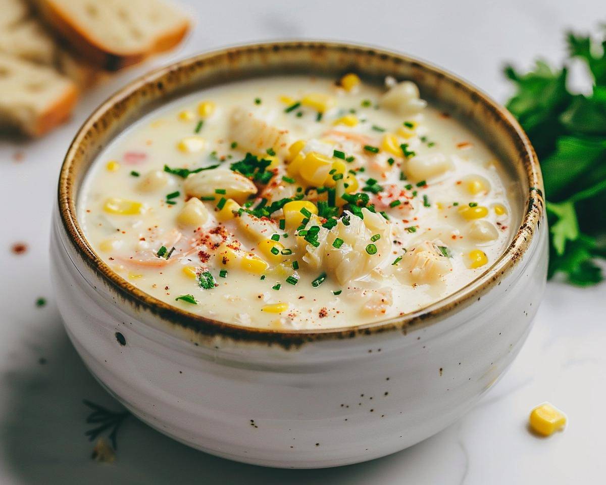 ilustrasi corn chowder