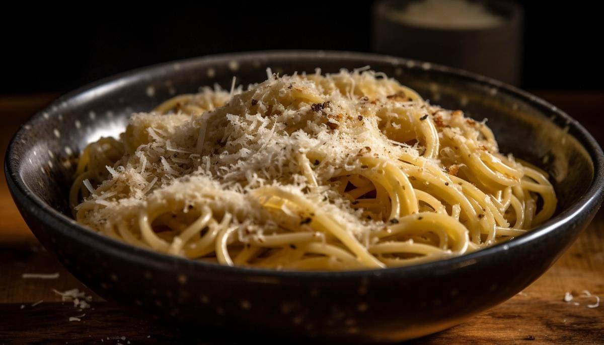 ilustrasi cacio e pepe 