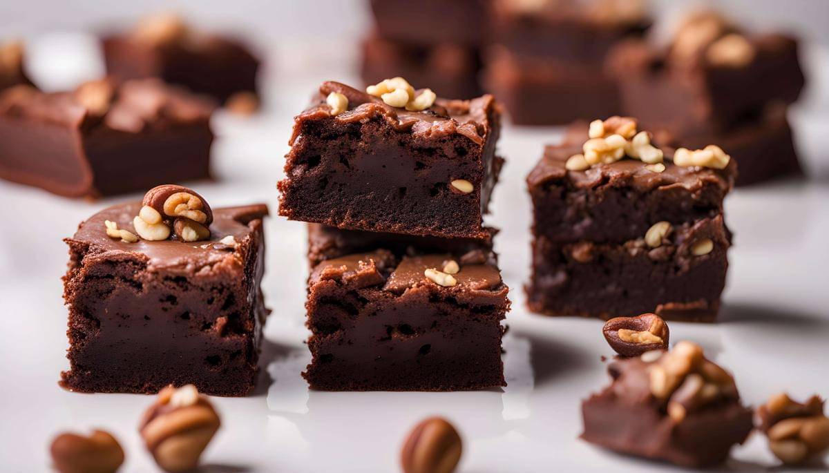 ilustrasi brownies fudge
