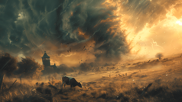 ilustrasi angin puting beliung