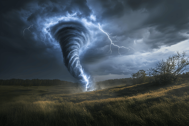 ilustrasi angin puting beliung