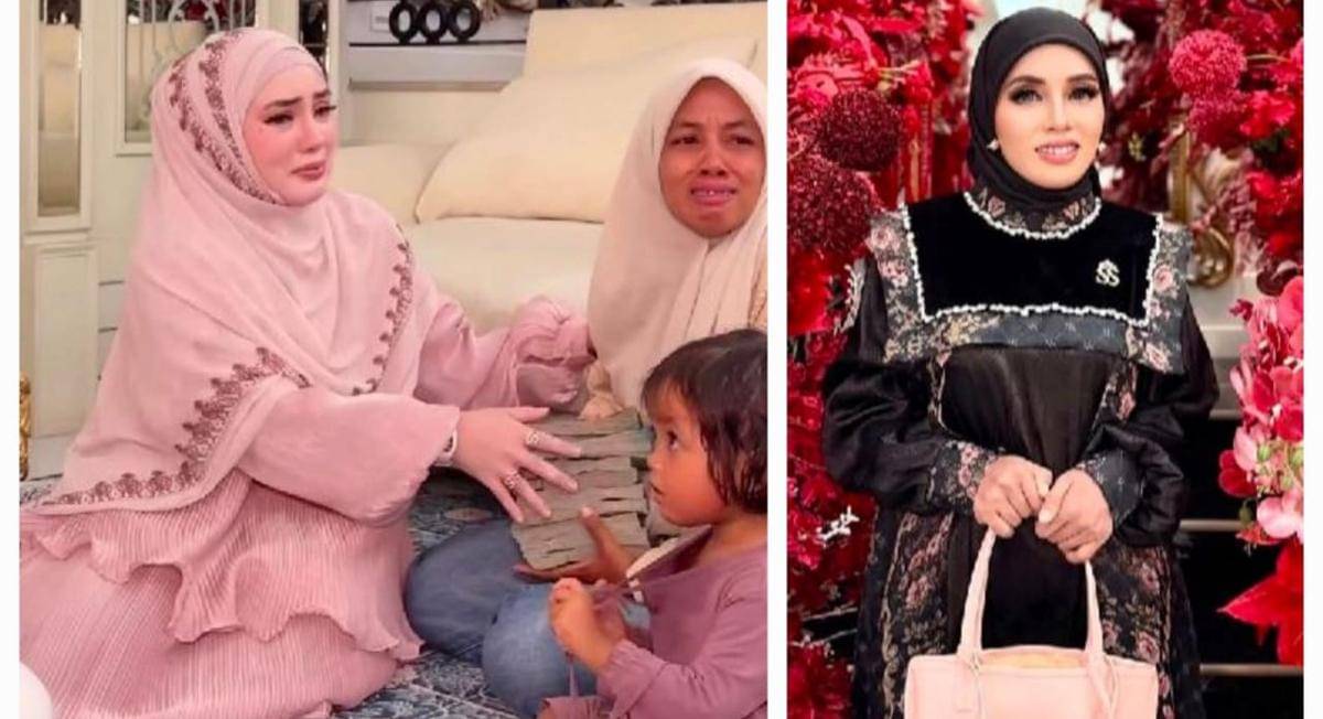potret silaturahmi Shella Saukia dan Melda