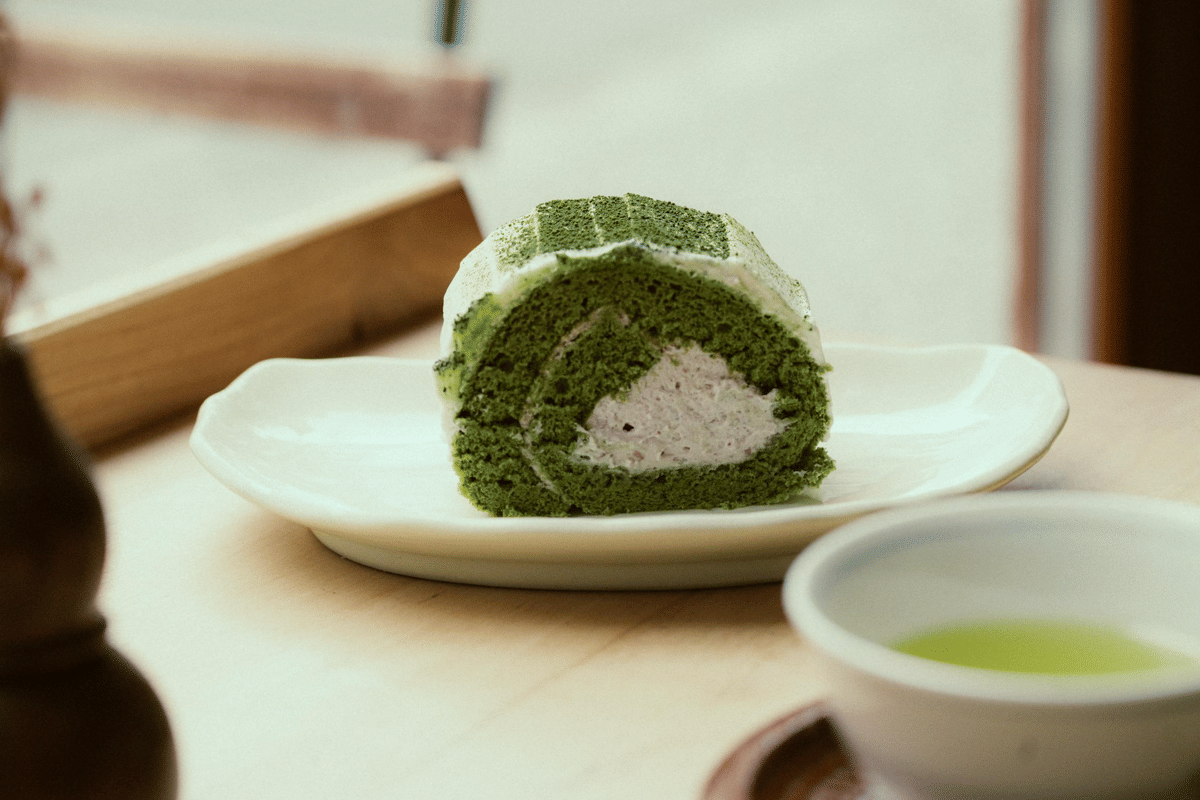 matcha jasmine roll