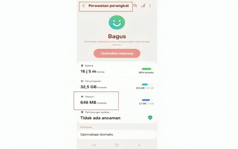 cara aktifkan fitur RAM Plus di HP Samsung Galaxy