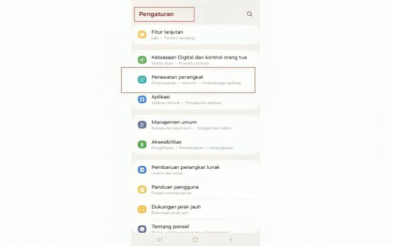cara aktifkan fitur RAM Plus di HP Samsung Galaxy