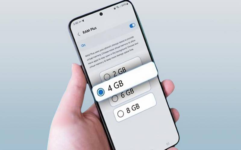 ilustrasi fitur RAM Plus di HP Samsung Galaxy