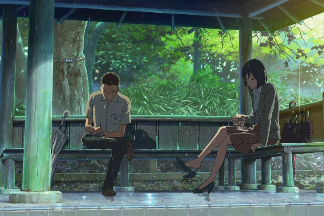 adegan dalam film The Garden of Words