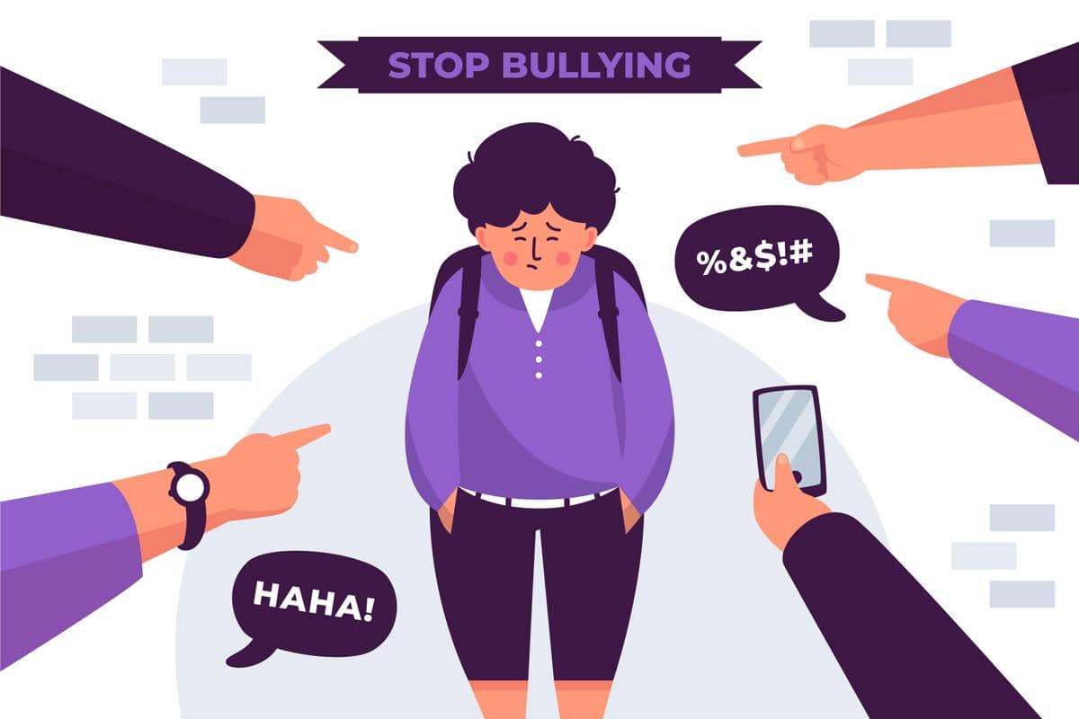 Ilustrasi stop bullying