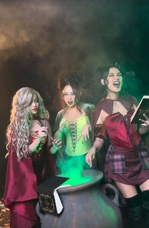 Pemotretan Halloween Erika Carlina, Fuji dan Rachel Vennya