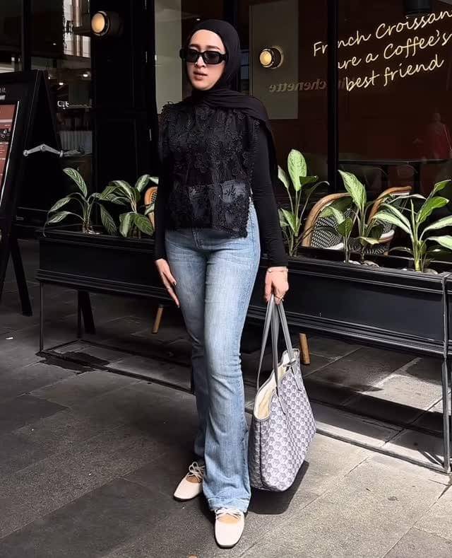 mix and match celana jeans ala Seviq Febinita