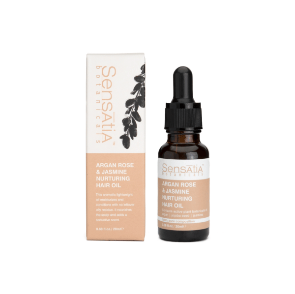 Sensatia Botanicals Argan Rose & Jasmine Nurturing Hair Oil