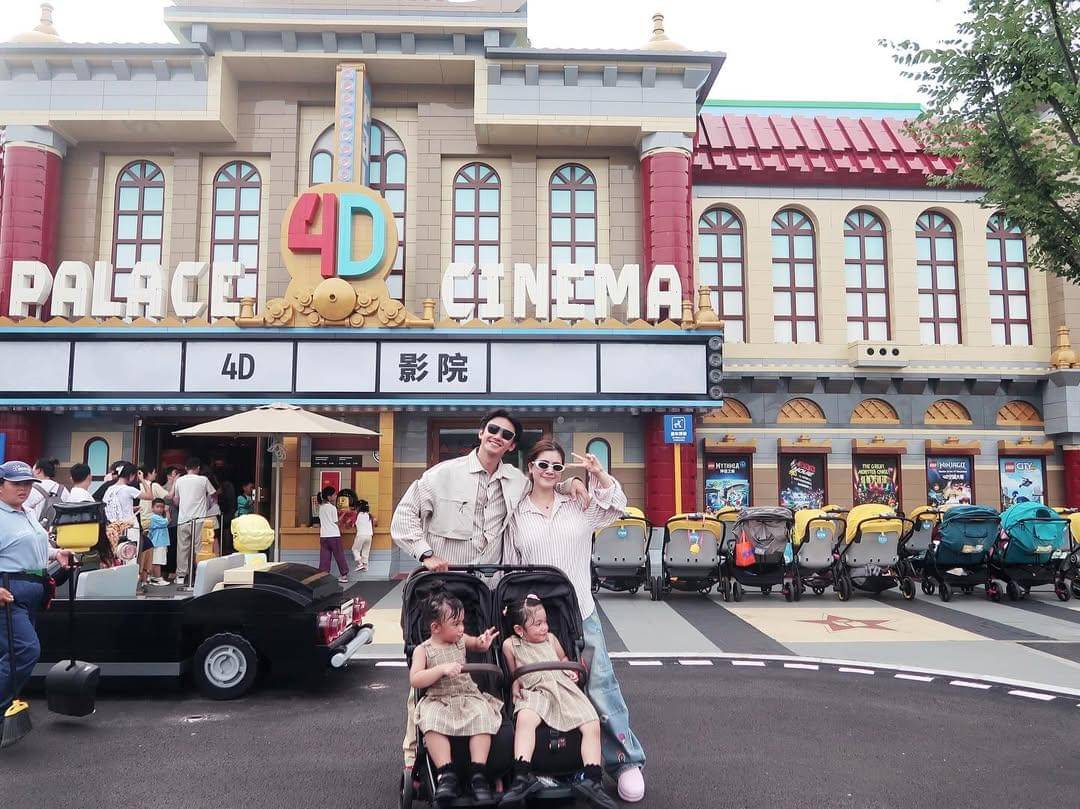 keluarga Felicya dan Hito liburan ke legoland Shanghai